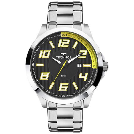Relógio Technos Masculino Racer Prata