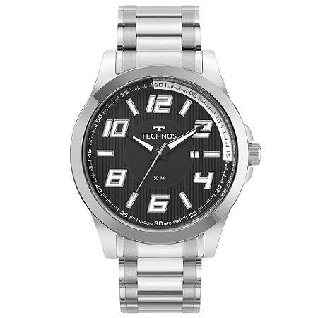 Relógio Technos Masculino Racer Basico Prata