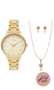 Kit Condor Feminino Mimos E Sutilezas Dourado