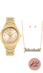Kit Condor Feminino Mimos E Sutilezas Dourado