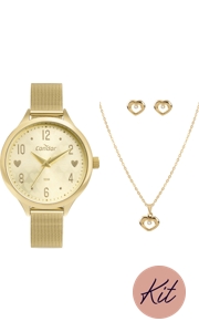 Kit Condor Feminino Mimos E Sutilezas Dourado