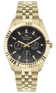 Relógio Technos Feminino Riviera Dourado