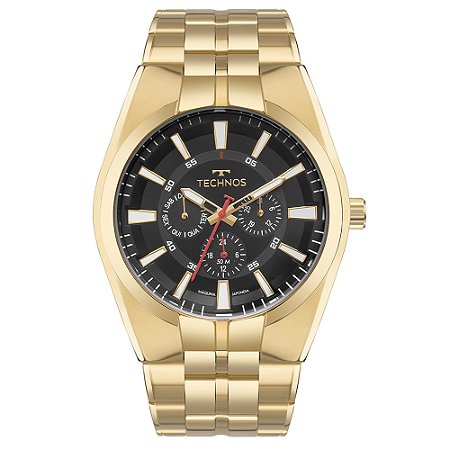 Relógio Technos Masculino Skymaster Dourado