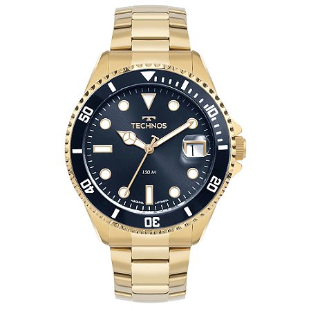 Relógio Technos Masculino Acqua Dourado
