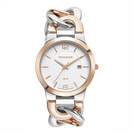 Relógio Technos Feminino Unique Bicolor