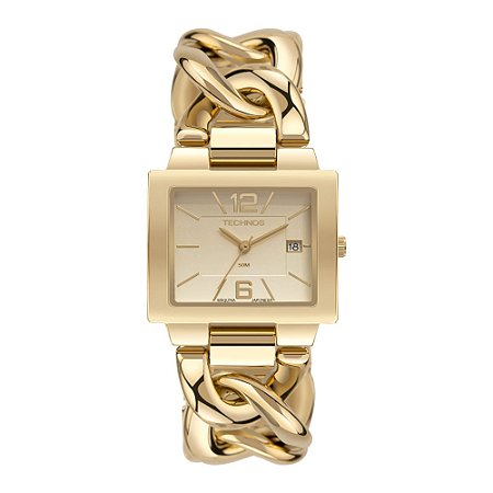 Relógio Technos Feminino Unique Dourado