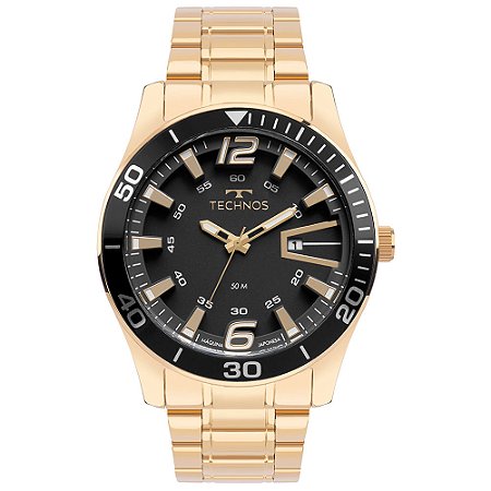 Relógio Technos Masculino Racer Dourado