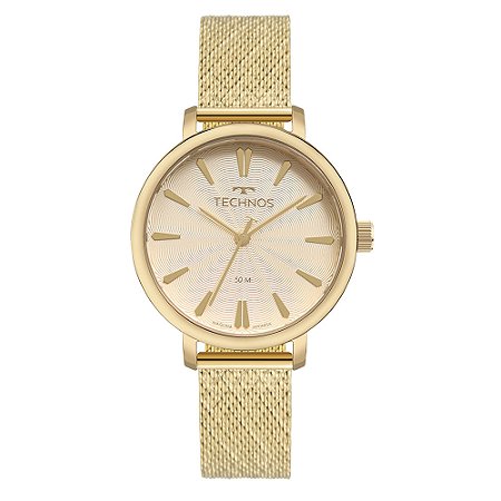 Relógio Technos Feminino Style Dourado