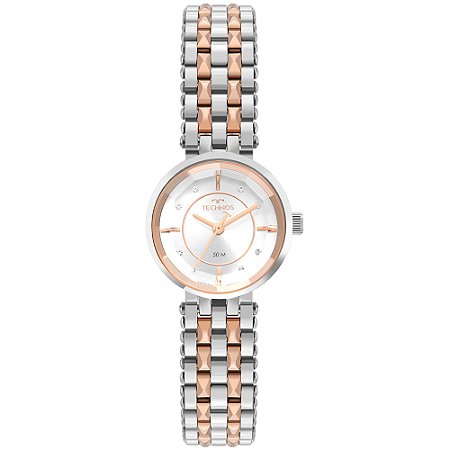 Relógio Technos Feminino Mini Bicolor