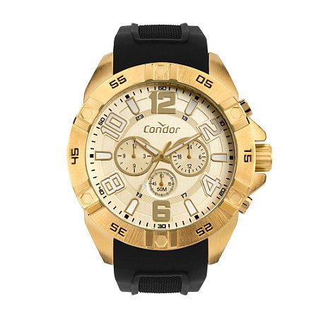 Relógio Condor Masculino Civic Dourado