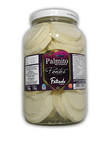 Pontes Palmito de Pupunha Fatiado 1800g