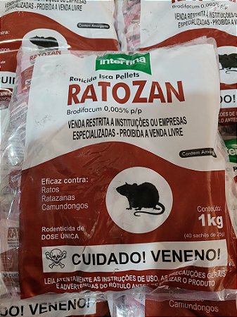 RATOZAN PELLETS PROFISSIONAL 40X25G (1KG)