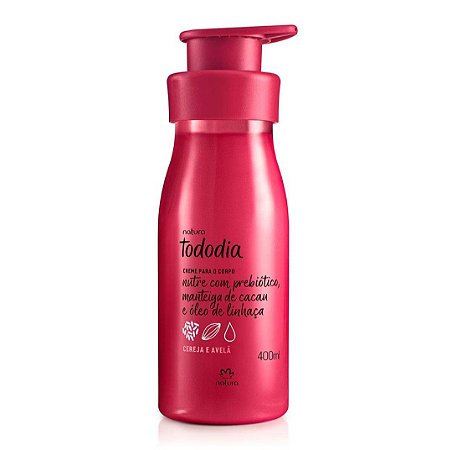 Creme Hidratante Natura Tododia Cereja e Avelã 400ml