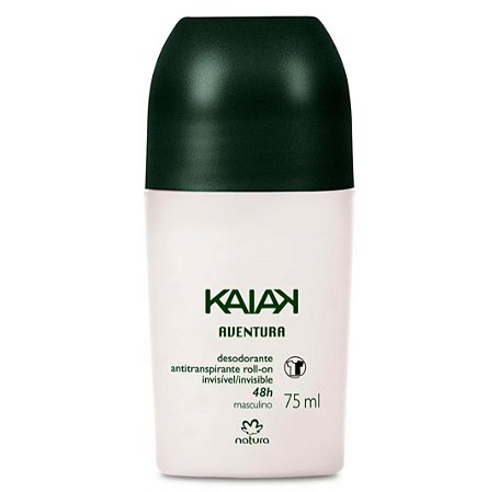 Desodorante Antitranspirante Roll On Kaiak Aventura Masculino 75 ml