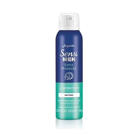 Desodorante Aerossol Jequiti Sensi Men Antibac, 150ml /90g