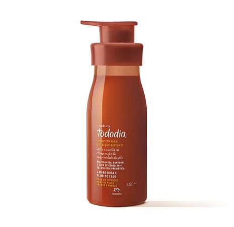 Creme Desodorante Nutrição Radiante Tododia Jambo Rosa e Flor de Caju 400 ml