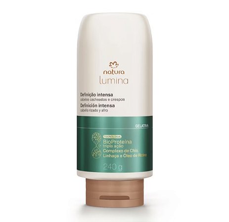 Gelatina de Definição e Brilho para Cabelos Cacheados e Crespos Lumina 240 g