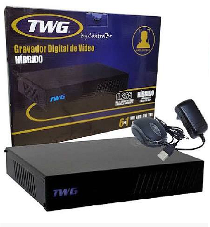 Gravador Digital 6x1 de 8 Canais TW-5208 FD TWG