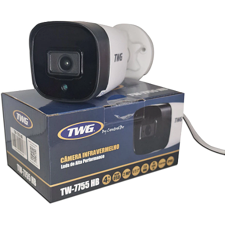 Câmera Bullet TWG 2MP TW-7755 HD - 4x1 de 2,8mm 04 LEDs IR