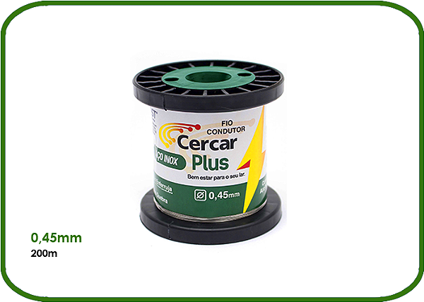 ARAME DE AÇO PARA CERCA ELÉTRICA 0,90MM CARRETEL 150M