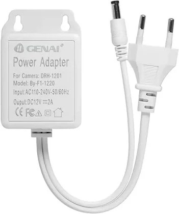 Fonte Estabilizada 12V 2A Plug P4 – Especial para Câmeras Mini Speed Dome e CFTV