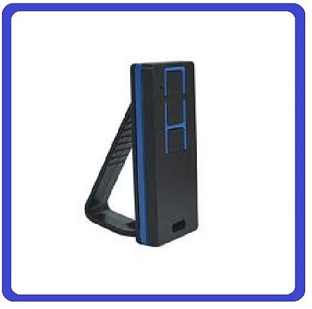 CONTROLE REMOTO HITRON SMART 433,92MHZ 3 BOTOES PRETO/AZUL