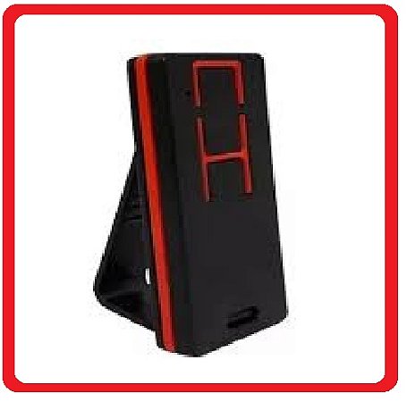 CONTROLE REMOTO HITRON SMART 433,92MHZ 3 BOTOES PRETO/VERMELHO