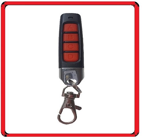 Controle Remoto Red Fine Code Learn 433,92 MHz 4 Botões
