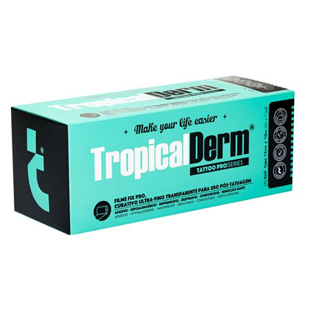Rolo Tropicalderm Filme FIX PRO FOSCO / 10Mx15cm