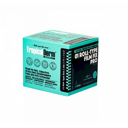 Rolo Tropicalderm Filme FIX PRO FOSCO / 5Mx5cm Flash