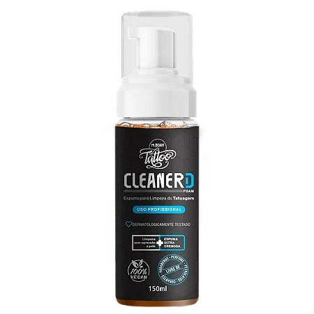 CLEANER D FOAM / ESPUMA DE LIMPEZA PARA TATTOO 150ml