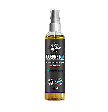 CLEANER D SPRAY / LOÇÃO DE LIMPEZA PARA TATTOO SPRAY 200ml