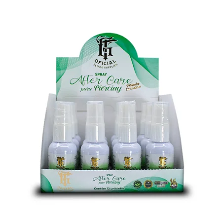 Spray Antisséptico Piercing After Care GT / 30ml Caixa 12 Unidades