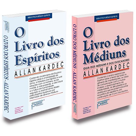 Kit O Livro dos Espíritos + O Livro dos Médiuns