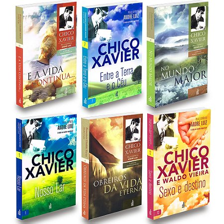 Kit-6 Livros de André Luiz Psicografados por Chico