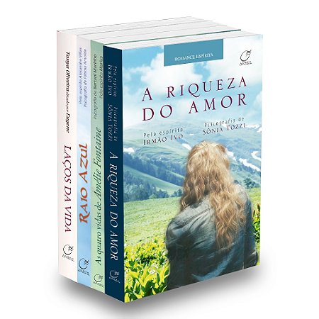 Kit Romances Espíritas - Namorados para sempre - 4 LIVROS