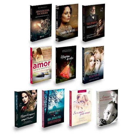 Kit 10 Romances Espíritas que Transformam sua Vida