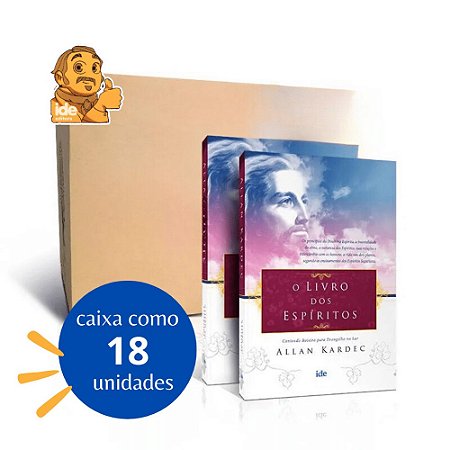 O Livro dos Espíritos - Edição Econômica - Caixa Com 18 Exemplares