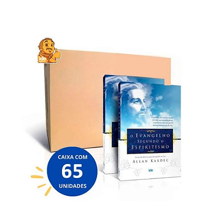O Evangelho Segundo o Espiritismo - Edição Econômica - Caixa Com 65 Exemplares