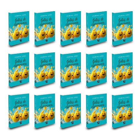 Kit 15 Gotas De Esperança Bolso - 15 Livros