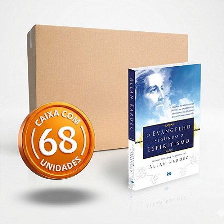O Evangelho Segundo o Espiritismo - Edição Econômica - Caixa Com 68 Exemplares
