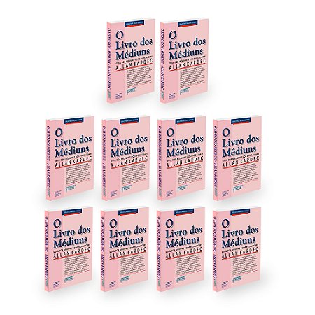 Kit 10 O Livro dos Médiuns - Normal