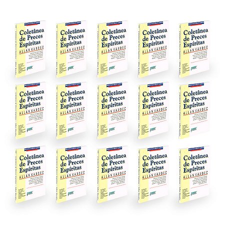 Kit 15 Coletânea de Preces Espíritas