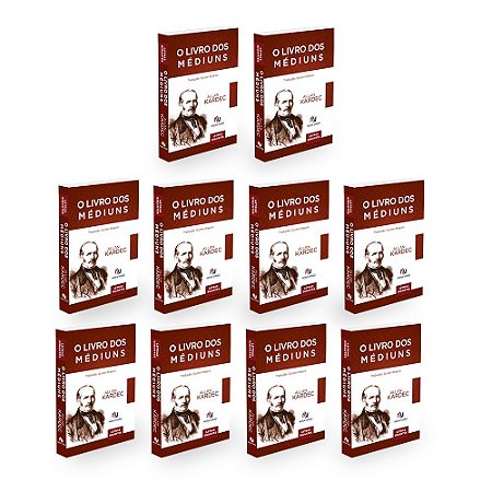 Kit 10 O Livro dos Médiuns - Letras Gigantes