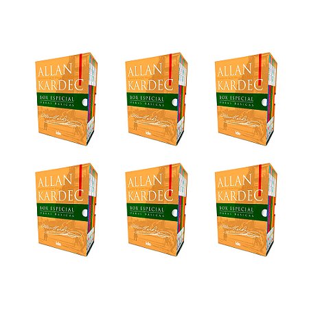 Kit 6 Box Especial Allan Kardec