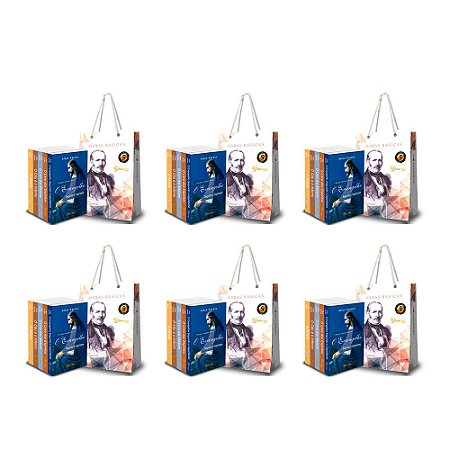 Kit Com 6 Kits 5 Obras Básicas Allan Kardec (Com Sacola)
