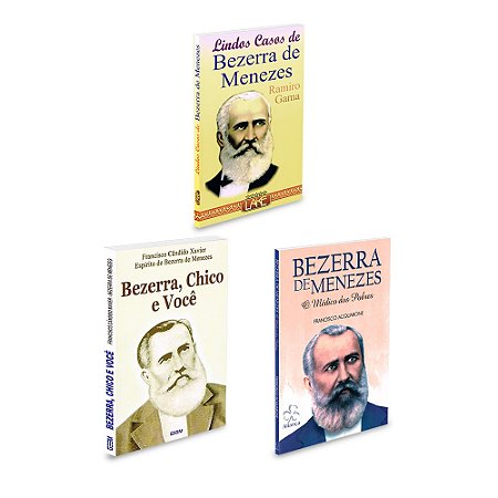 Kit 3 Livros Bezerra de Menezes - Amor que Cura, Fé que Transforma