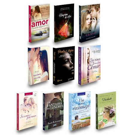 Kit 10 Romances Espíritas que Tocam o Coração