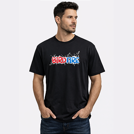 Camiseta Masculina Bird Fire Street Style Conforto e Estilo