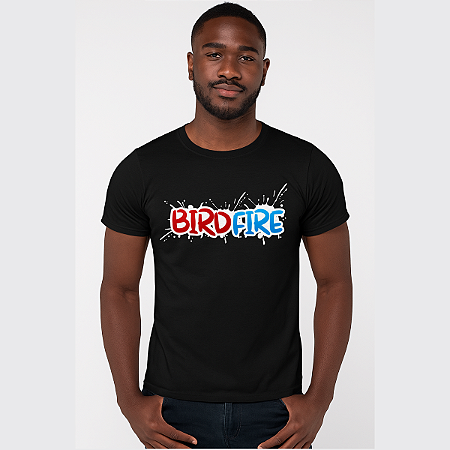 Camiseta Masculina Bird Fire Animation